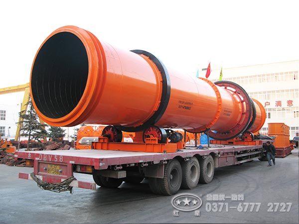 水泥廠專用烘干機(jī)發(fā)貨現(xiàn)場(chǎng)