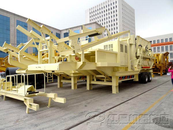 紅星牌移動式破碎站 紅星牌移動式破碎站