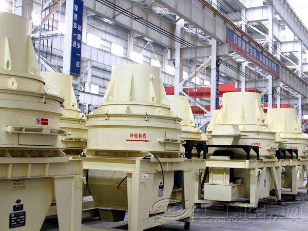 直通沖擊式石英砂制砂機(jī) 直通沖擊式石英砂制砂機(jī)