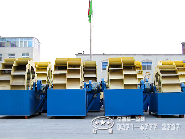 不同類型的洗砂機特點、型號和技術參數