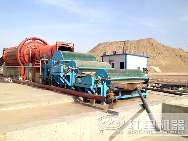 礦石永磁磁選機客戶現場 礦石永磁磁選機客戶現場