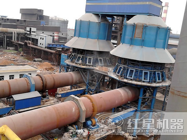 濕法回轉窯投產現場 濕法回轉窯投產現場