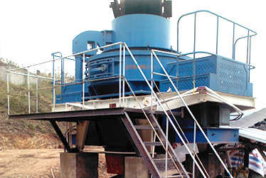 河南商丘石英砂制砂生產線現場