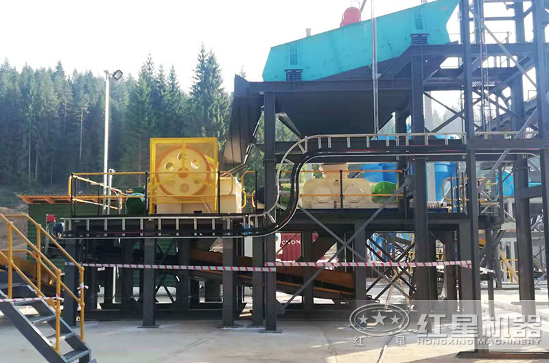 對輥制砂機工作現場圖片 對輥制砂機工作現場圖片