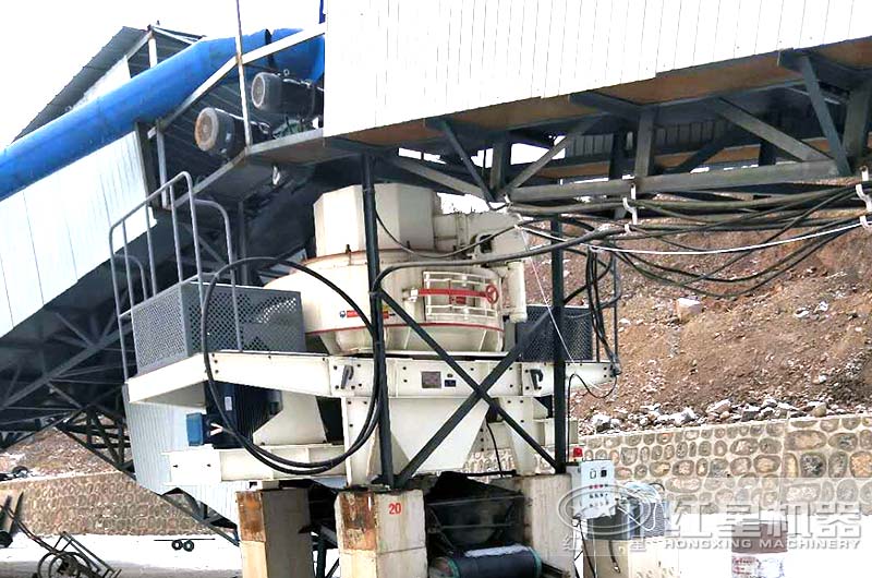 江蘇客戶河卵石制沙機工作現場圖片 江蘇客戶河卵石制沙機工作現場圖片