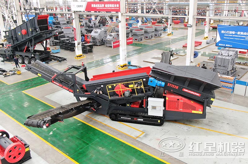 履帶式移動篩分站圖片