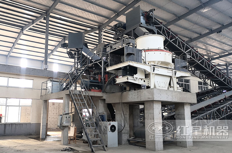 HVI鵝卵石制砂機(jī)生產(chǎn)現(xiàn)場(chǎng) HVI鵝卵石制砂機(jī)生產(chǎn)現(xiàn)場(chǎng)