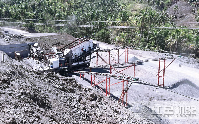 移動花崗巖破碎生產線 移動花崗巖破碎生產線