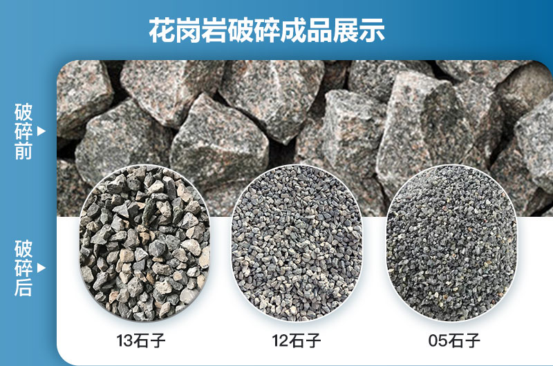 花崗巖碎石成品展示 花崗巖碎石成品展示