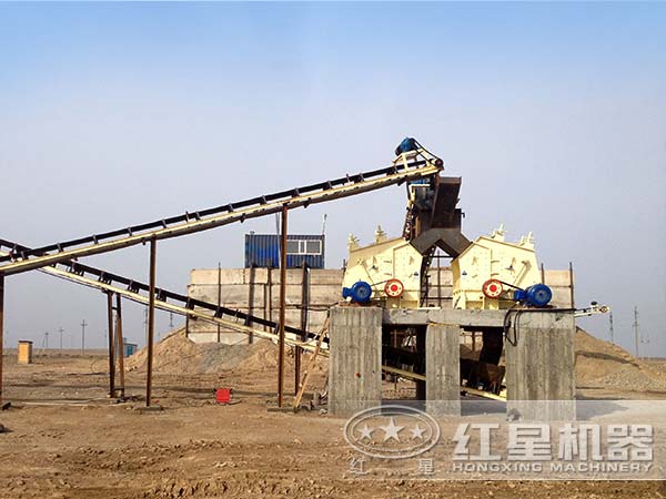 反擊細碎機工作現場 反擊細碎機工作現場