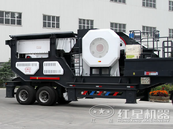 建筑垃圾移動(dòng)破碎站 建筑垃圾移動(dòng)破碎站