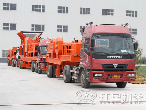 公路專用碎石機發貨現場 公路專用碎石機發貨現場