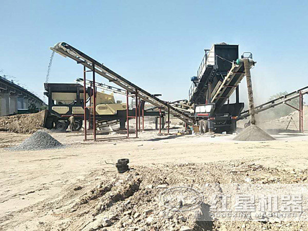 移動碎石機作業客戶現場 移動碎石機作業客戶現場