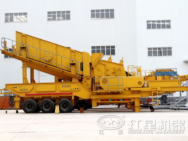 輪胎移動式碎石機 輪胎移動式碎石機