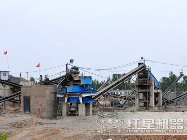 沖擊式破碎機投產現場 沖擊式破碎機投產現場