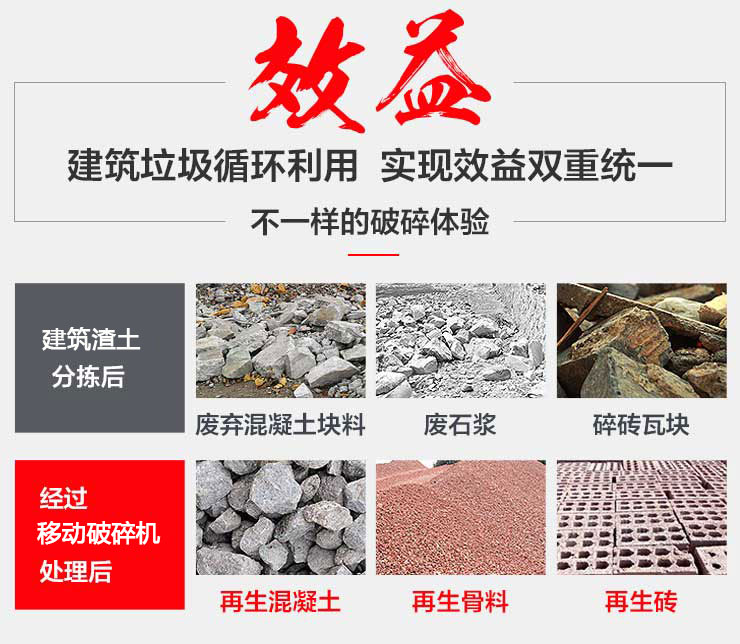 移動(dòng)破碎機(jī)在建筑渣土中的應(yīng)用 移動(dòng)破碎機(jī)在建筑渣土中的應(yīng)用