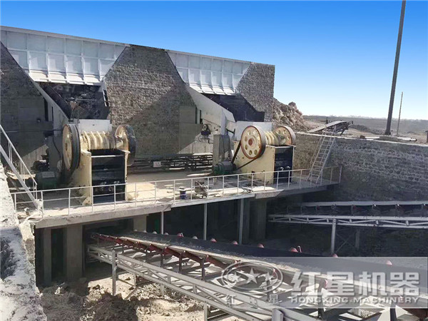 四川青石破碎加工客戶現場 四川青石破碎加工客戶現場