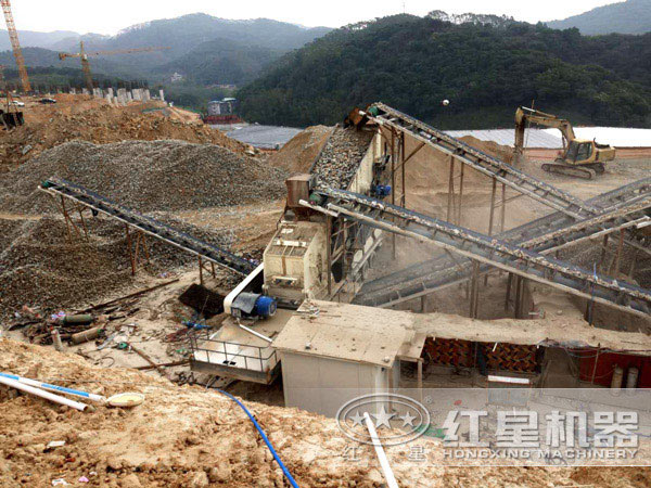 河南駐馬店砂石廠作業現場拍攝 河南駐馬店砂石廠作業現場拍攝