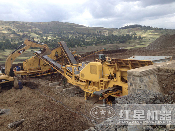 流動碎石作業現場 流動碎石作業現場