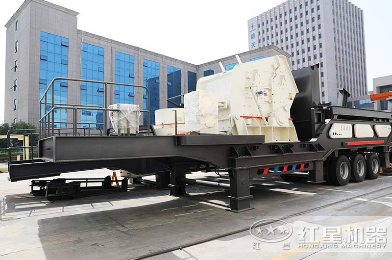 主機配置為反擊破碎機的移動破碎工作站 主機配置為反擊破碎機的移動破碎工作站