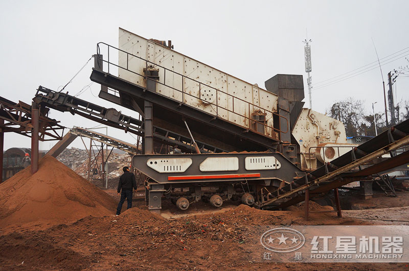 移動碎石機作業客戶現場 移動碎石機作業客戶現場