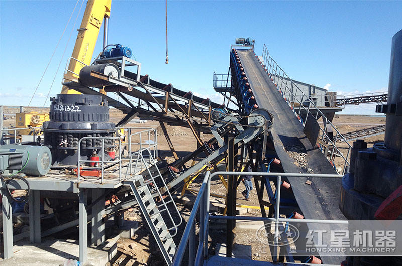 石頭碎石工藝中的圓錐破碎機 石頭碎石工藝中的圓錐破碎機