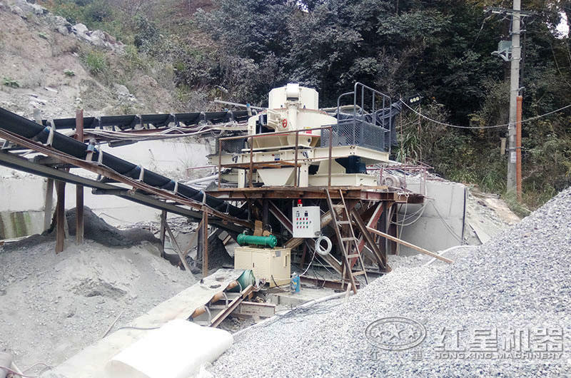 固定制砂機生產建筑用砂現場 固定制砂機生產建筑用砂現場
