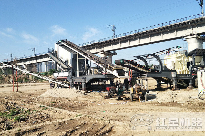 移動式破碎機現場 移動式破碎機現場