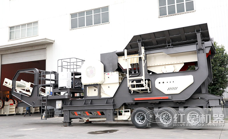 輪胎式建筑垃圾破碎站 輪胎式建筑垃圾破碎站