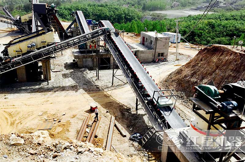 南陽時產800噸玄武巖破碎生產線二 南陽時產800噸玄武巖破碎生產線二