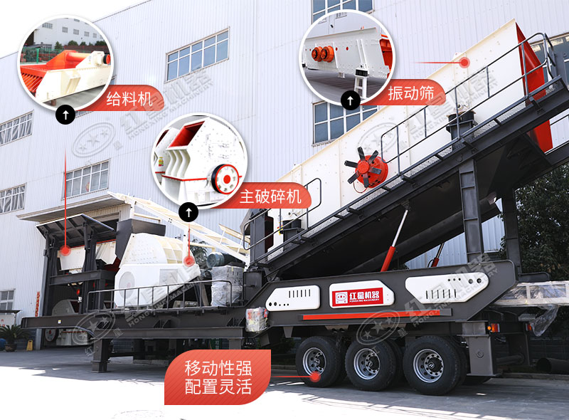 移動破碎機各部分組成 移動破碎機各部分組成