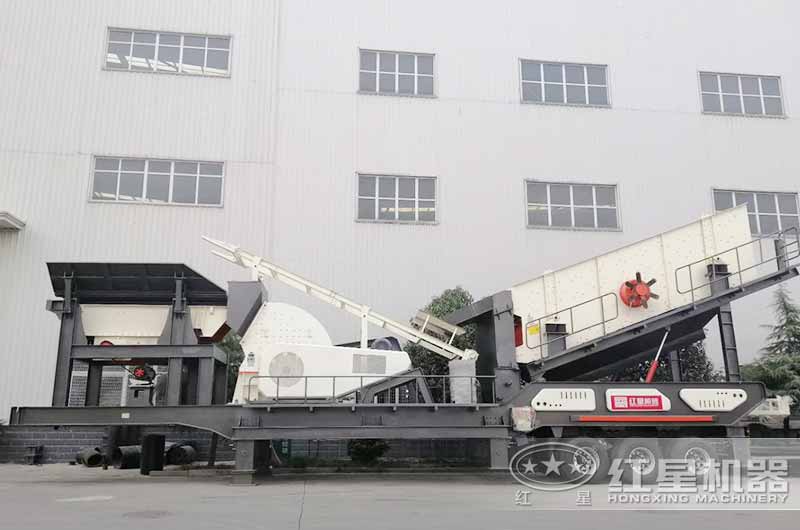 與給料機、破碎機一起搭載的新型車載可移動篩砂機