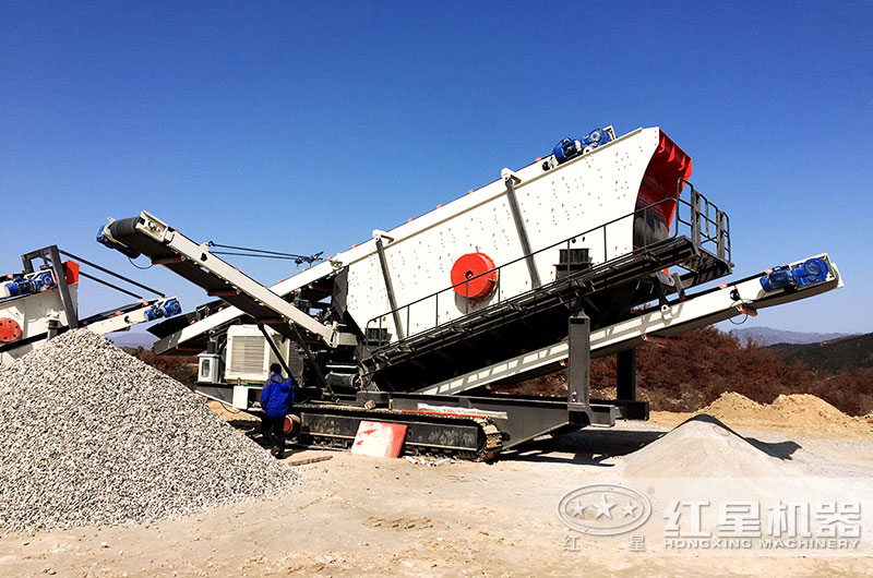 紅星移動破碎機作業客戶現場 紅星移動破碎機作業客戶現場