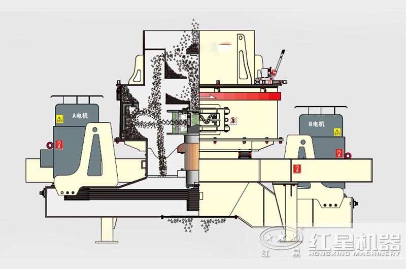 紅星立式?jīng)_擊式破碎機結(jié)構(gòu)圖 紅星立式?jīng)_擊式破碎機結(jié)構(gòu)圖