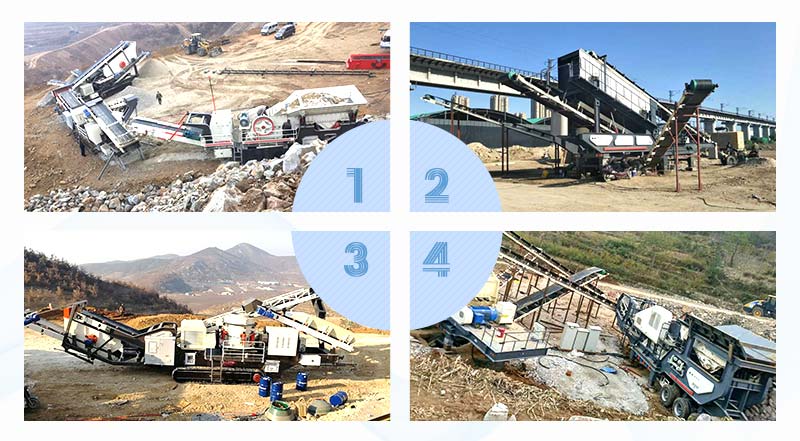 部分新型環保砂石設備生產現場 部分新型環保砂石設備生產現場