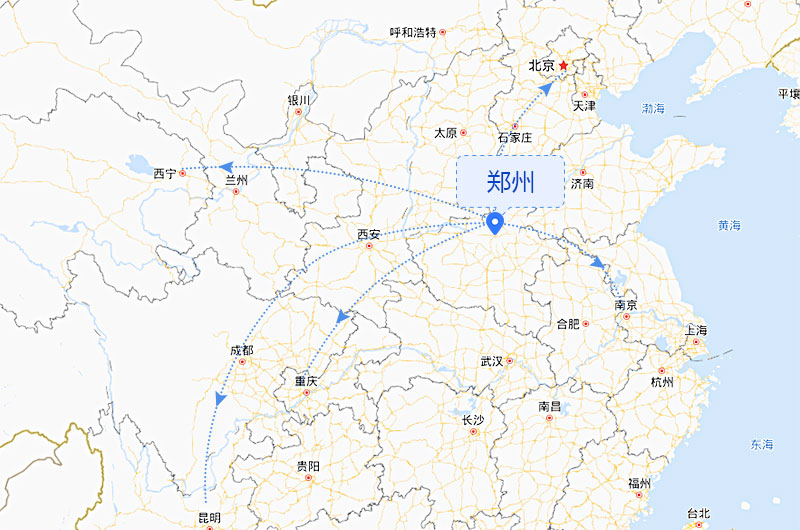 四通八達的鄭州 四通八達的鄭州