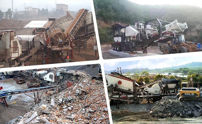 部分建筑垃圾再利用破碎現(xiàn)場 部分建筑垃圾再利用破碎現(xiàn)場