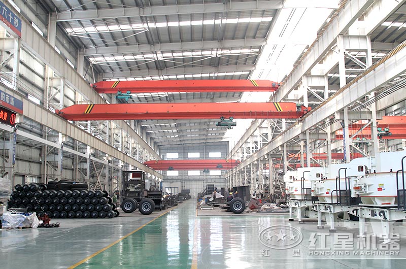 河南紅星碎石制砂設備生產車間 河南紅星碎石制砂設備生產車間