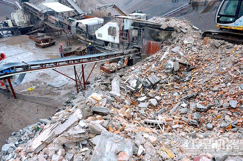 混凝土機制砂移動生產線加工現場 混凝土機制砂移動生產線加工現場