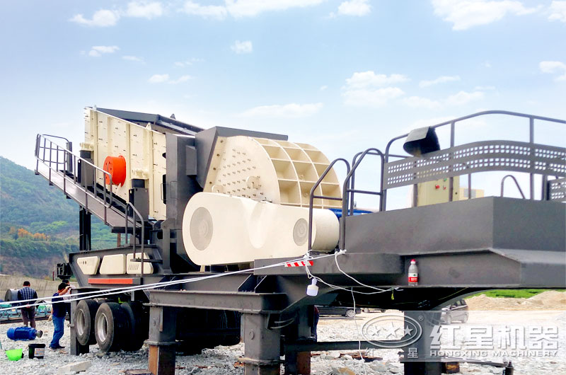 移動磕石機安設現場 移動磕石機安設現場