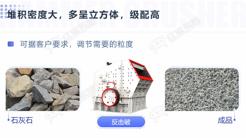 經反擊破設備處理后的石灰石反擊破石子成品 經反擊破設備處理后的石灰石反擊破石子成品