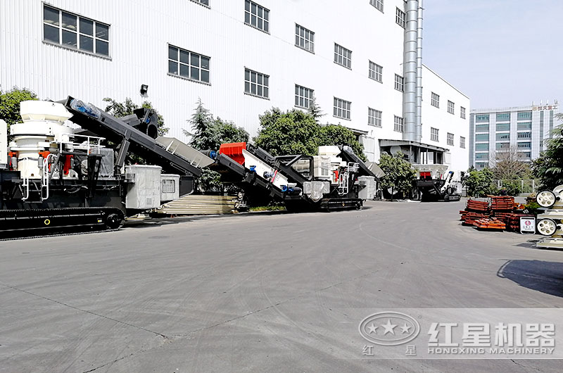 移動石頭破碎生產設備 移動石頭破碎生產設備