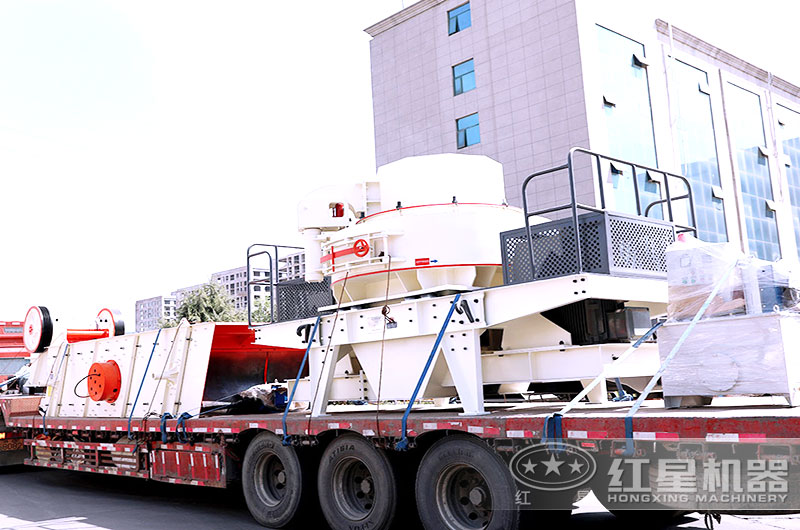 又一套石子生產設備打包以待發貨中 又一套石子生產設備打包以待發貨中