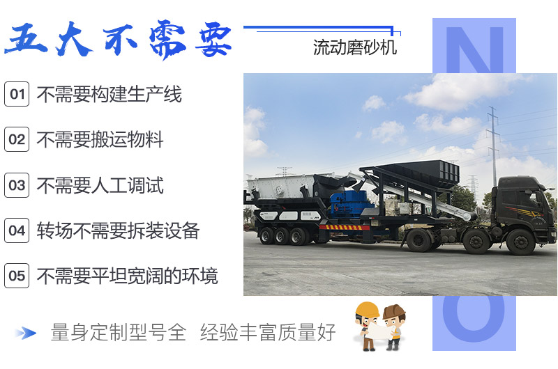 流動制砂機發貨中 流動制砂機發貨中