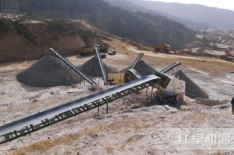 反擊破制砂生產現場 反擊破制砂生產現場