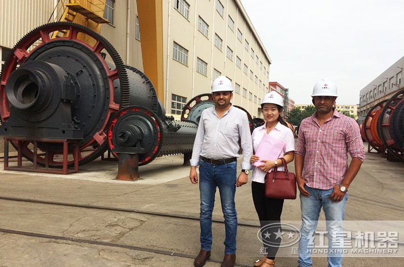 國外客戶來廠訂購球磨機設備 國外客戶來廠訂購球磨機設備