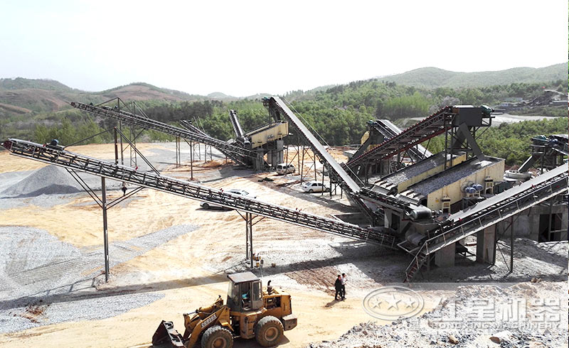 固定式建筑垃圾再生作業現場 固定式建筑垃圾再生作業現場