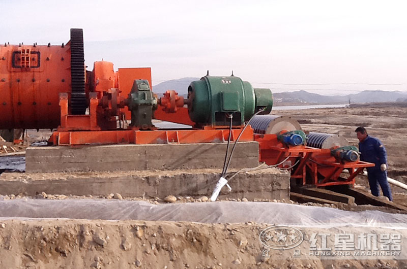 河沙磁選機作業現場 河沙磁選機作業現場