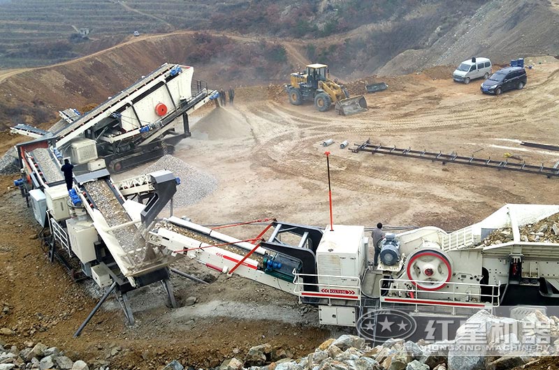 履帶移動(dòng)式建筑垃圾處理現(xiàn)場(chǎng) 履帶移動(dòng)式建筑垃圾處理現(xiàn)場(chǎng)