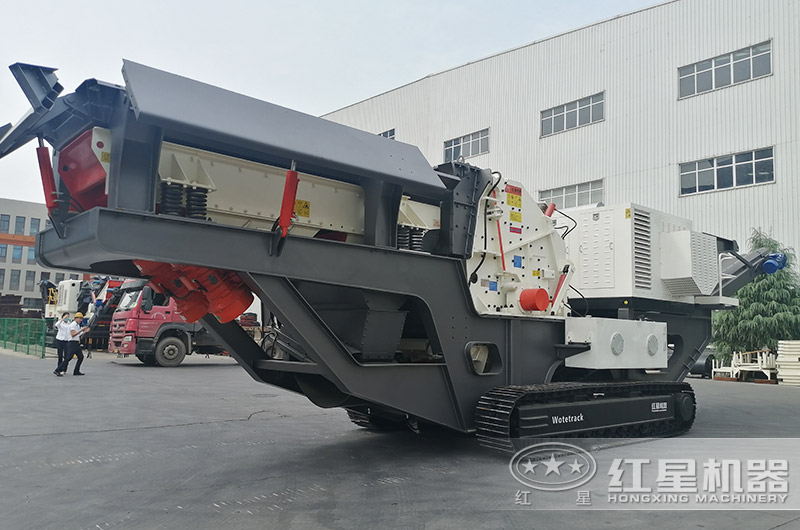 履帶移動反擊破碎篩分一體機 履帶移動反擊破碎篩分一體機